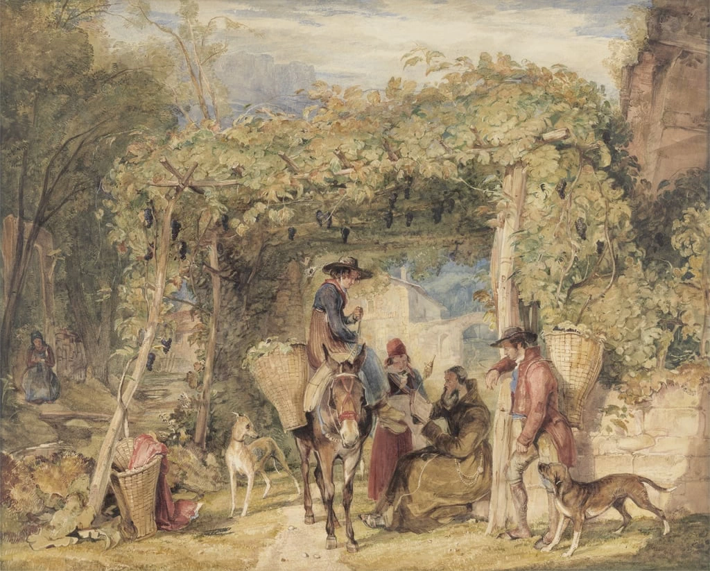 Figure e animali in una vigna - Yale Center for British Art, Paul Mellon Collection